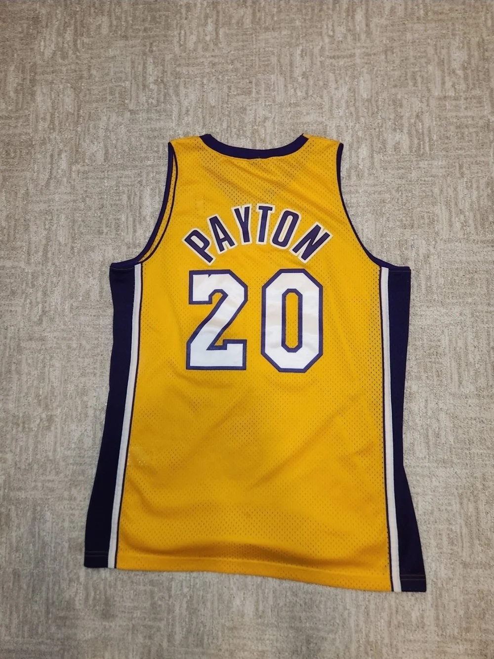 Gary Payton La Lakers Nike Team Apparel Embroidered Men's Size Large Good Condit